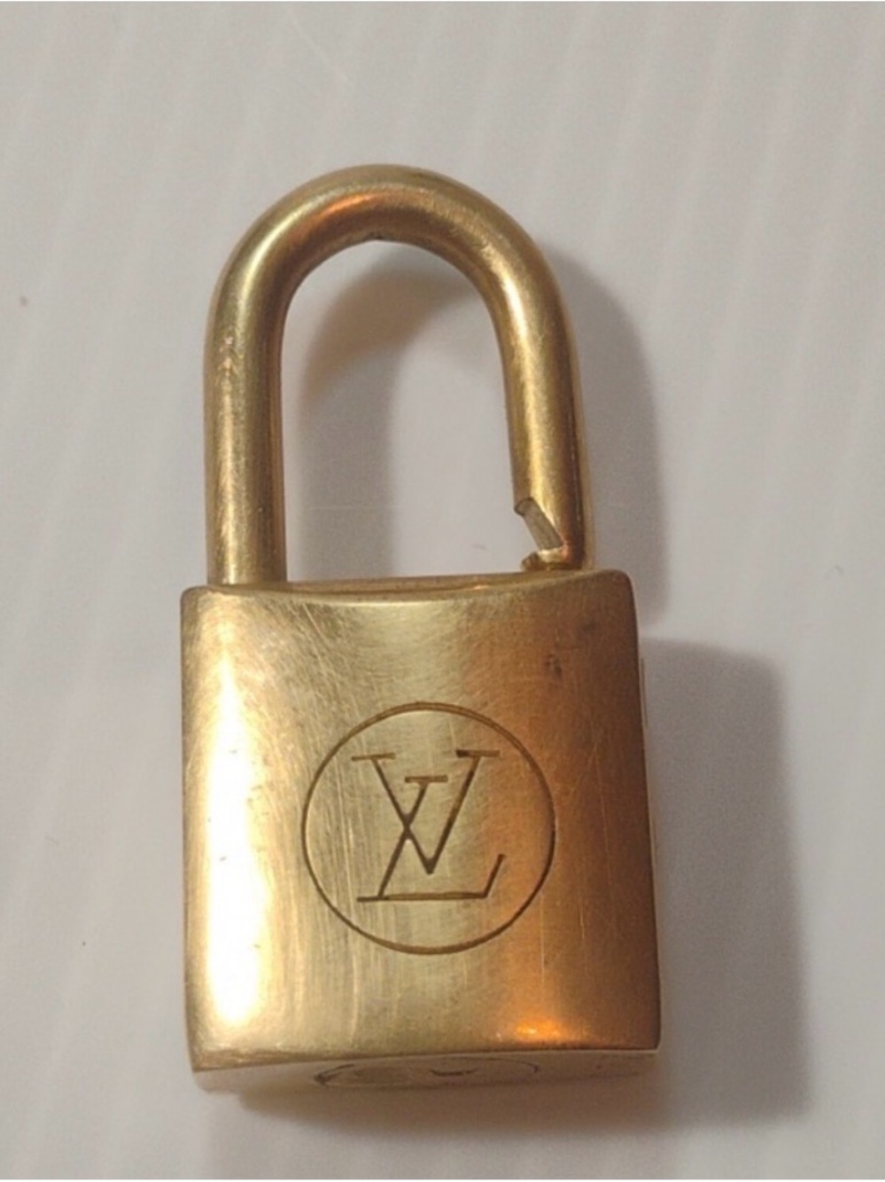 Louis Vuitton Rare Vintage Brass Padlock #223 (No Key)- GUC